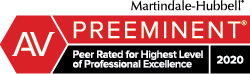 Martindale-Hubbell Peer AV Preeminent Rating