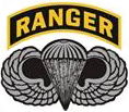 <p>United States Army, Airborne and Ranger School</p> 