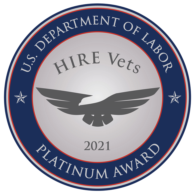 U.S Departament Of Labor Platinium Award 2021