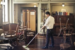 A working mopping and making the floor wet | Omaha | Berry Law
