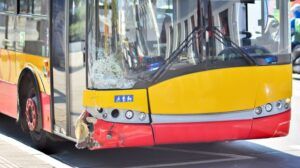 city bus after accident