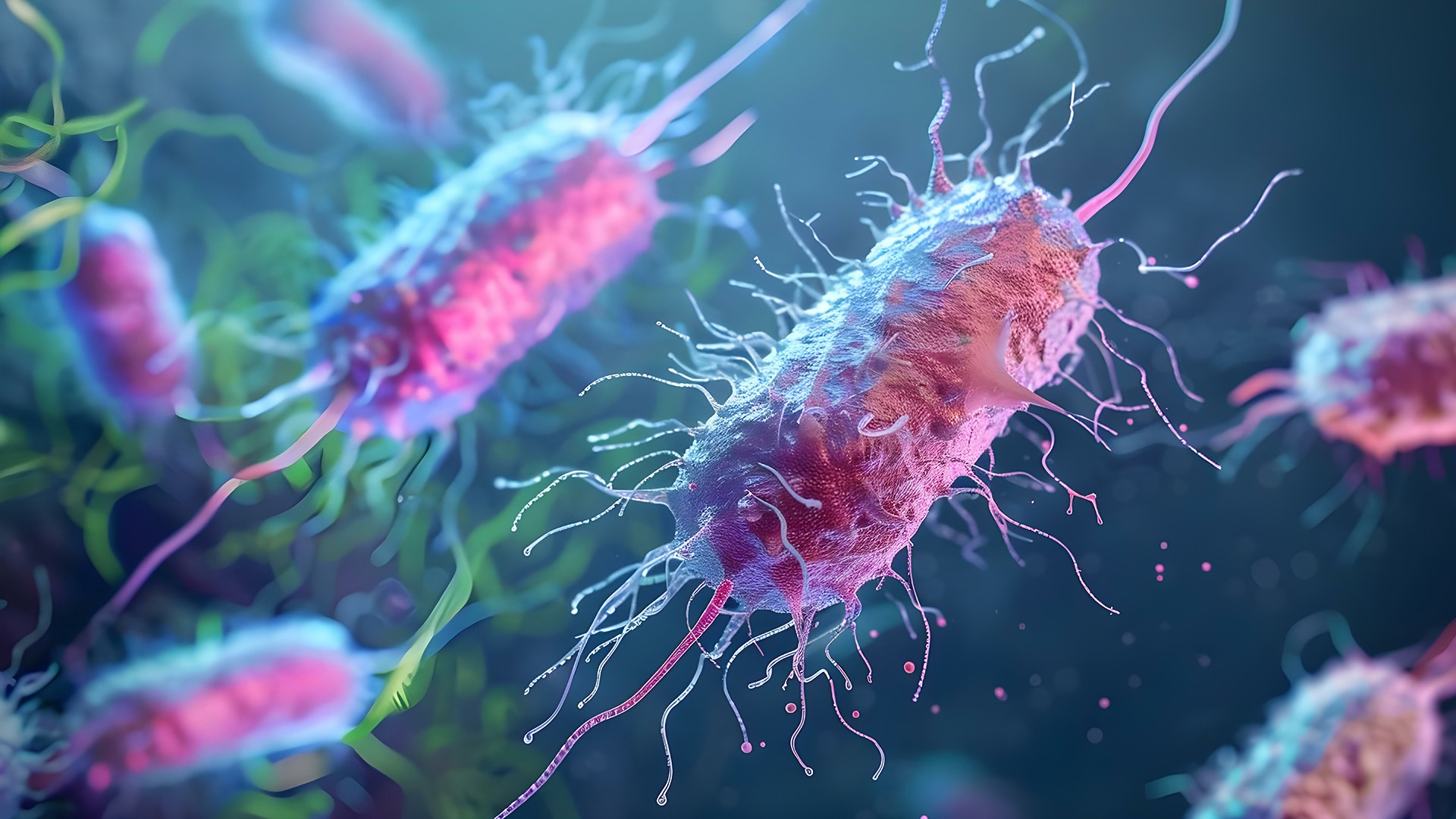 E coli using phage therapy to study mutant genome in bacterial colony 